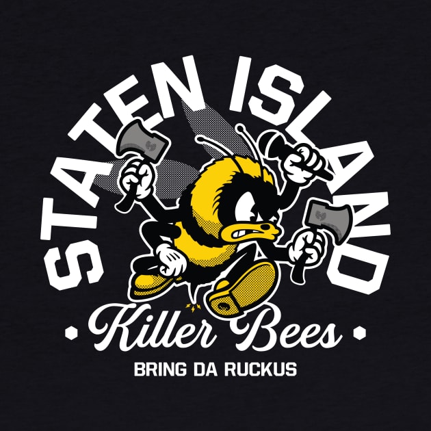 Staten Island Killer Bees (on dark) by Pufahl